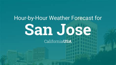 san jose weather hourly